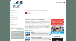 Desktop Screenshot of deacodevelopments.com