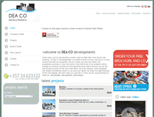 Tablet Screenshot of deacodevelopments.com